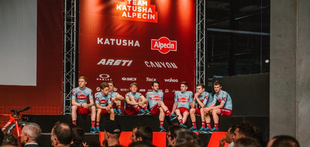 Sidi e il Team Katusha Alpecin