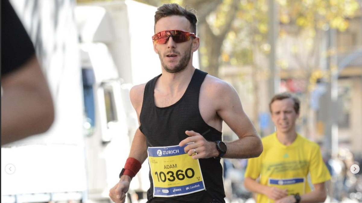 Adam Yates e la maratona