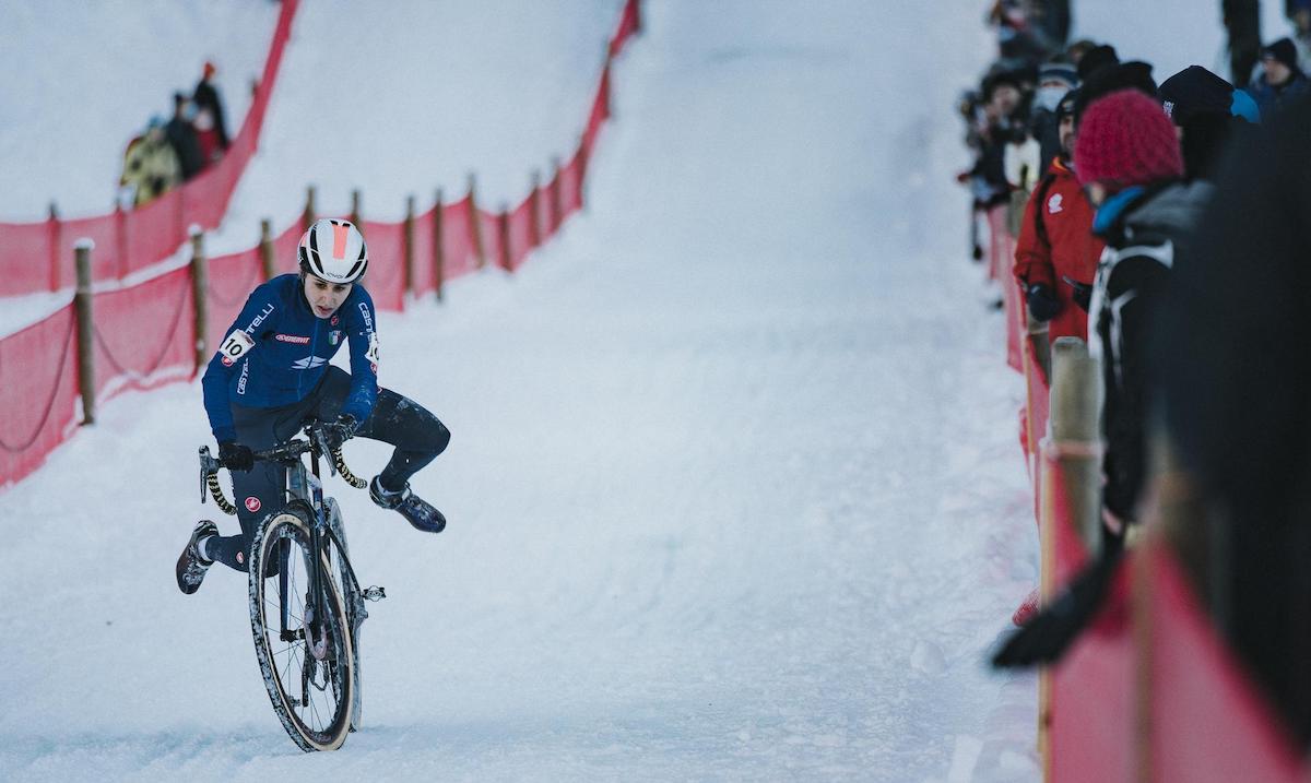 ciclocross sulla neve di Vermiglio