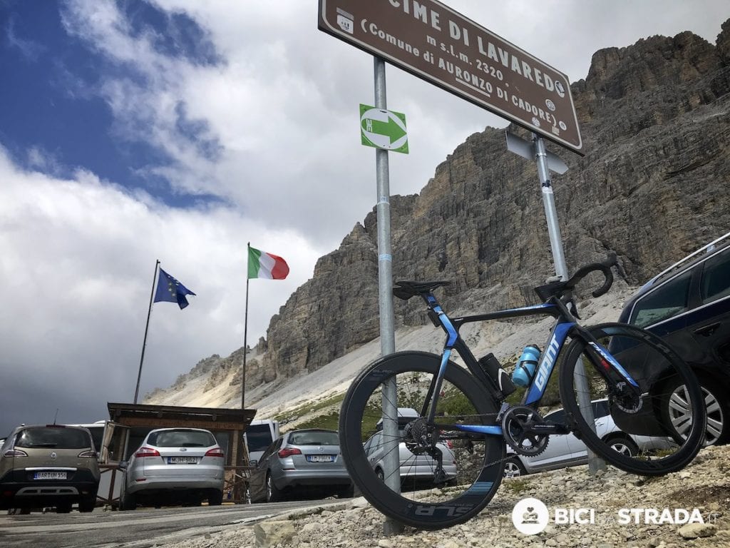 Bici da strada aero in montagna