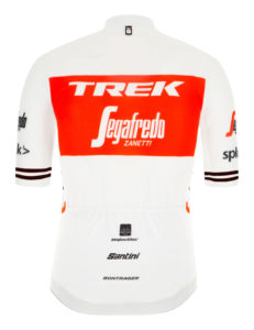 SANTINI Kit Trek Segafredo Jersey rear 231x300 1