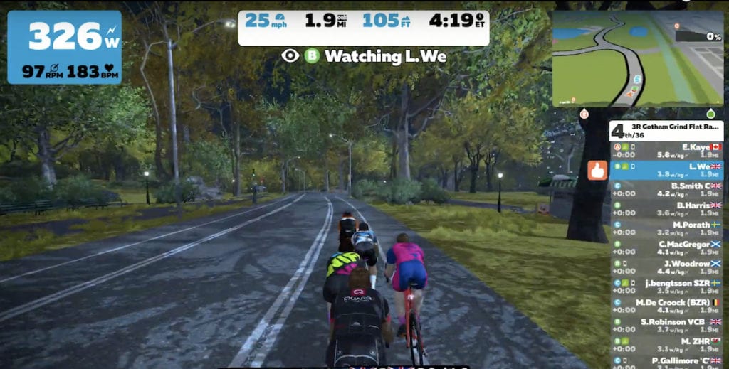 gare su Zwift