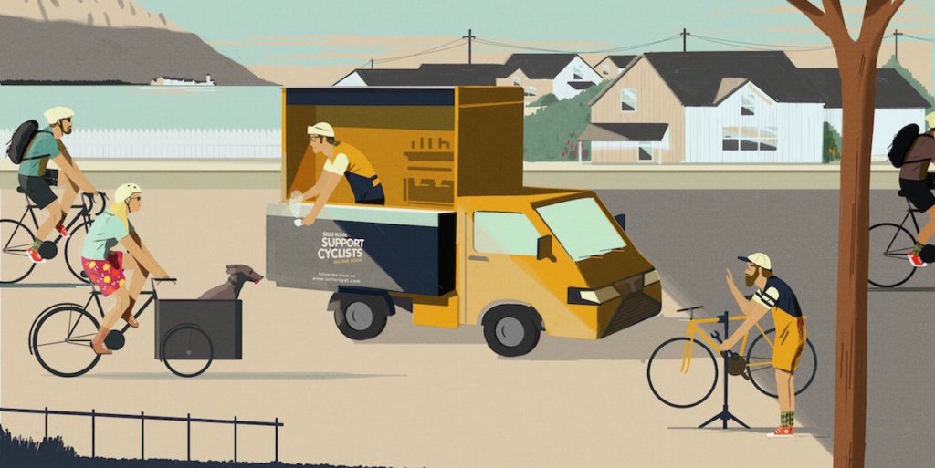 Support Cyclists on the road