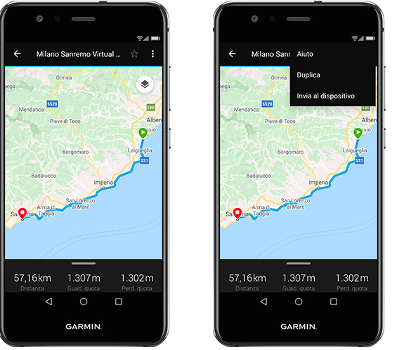 connect invia a dispositivo