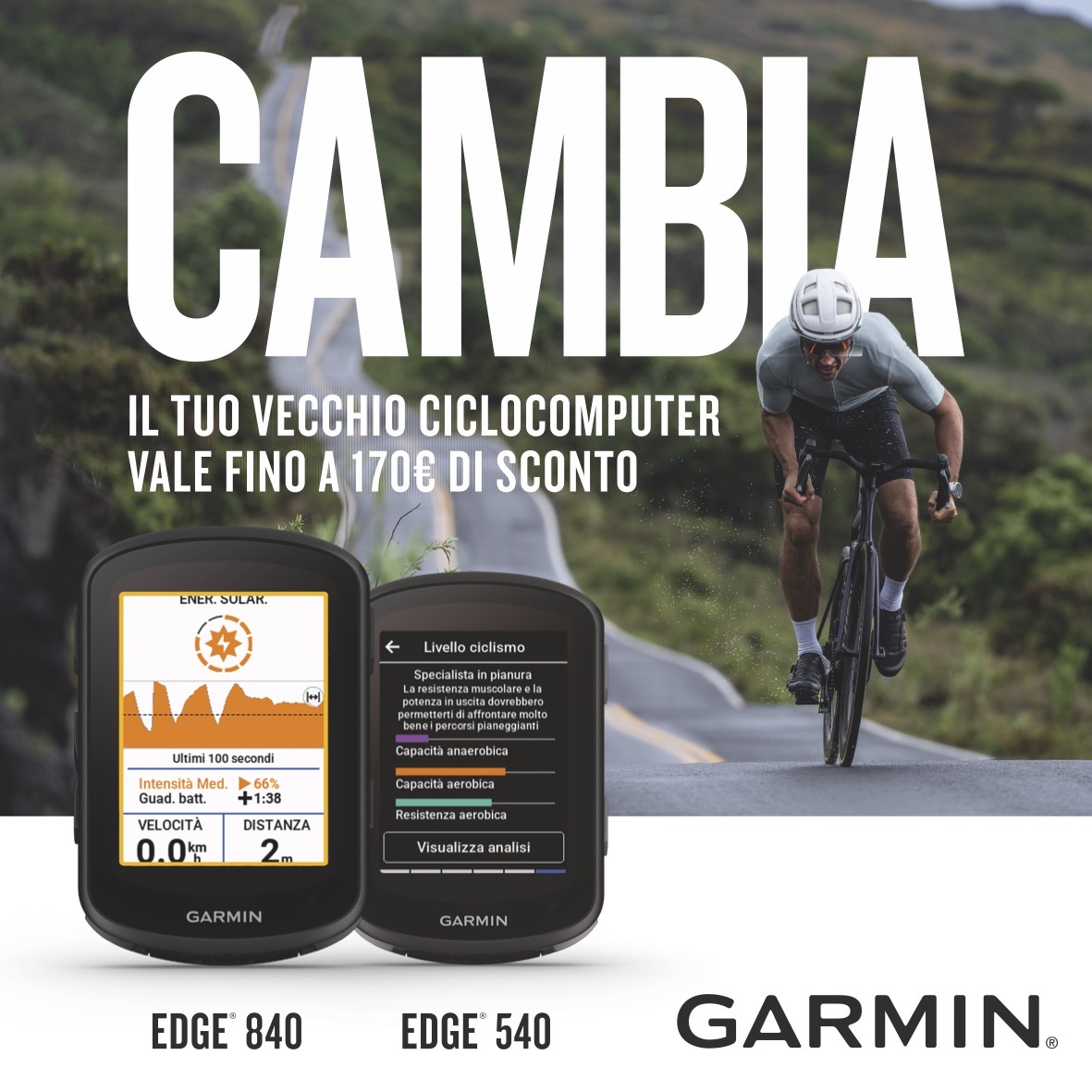 Rottamazione Promozione Garmin Edge 540 e 840