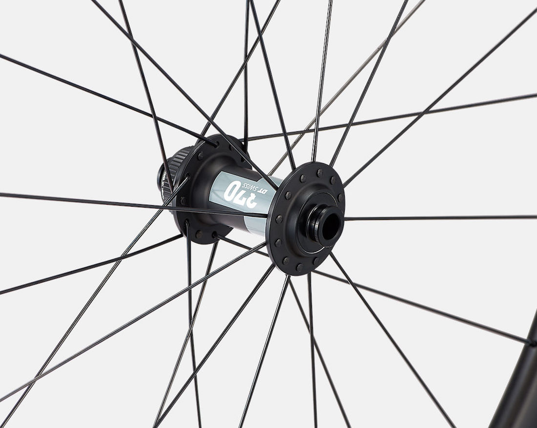 30021 490 WHL TERRA C SATIN CARBON SATIN BLK 700C FRONT HUB