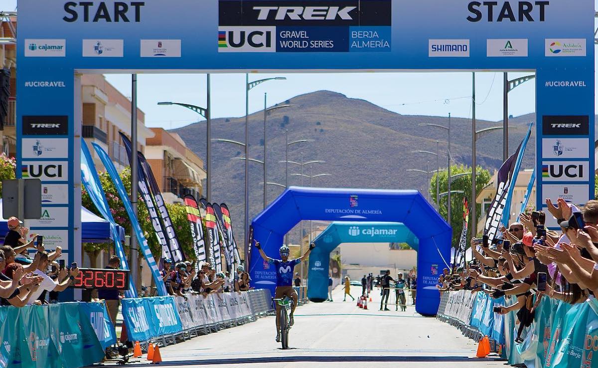 Valverde in gravel: debutto con vittoria...