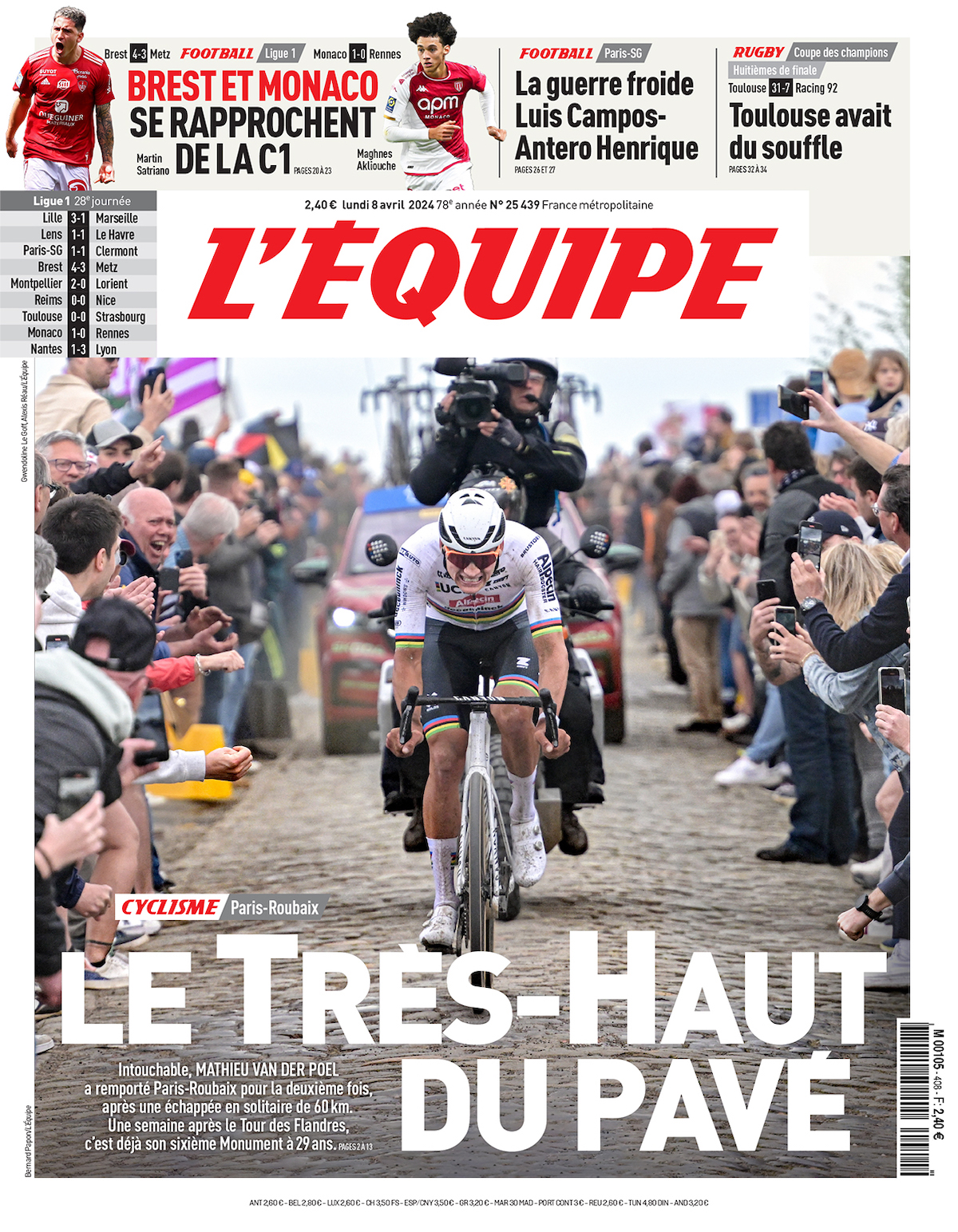 Van der Poel alla Roubaix 2024
