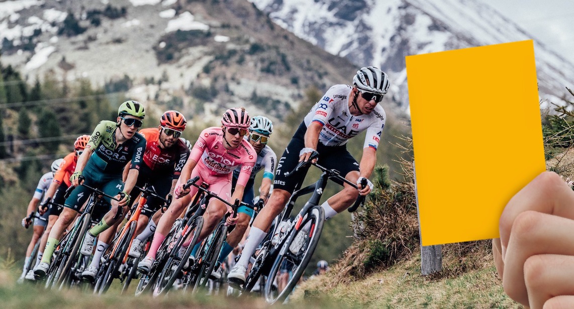 UCI e sicurezza in gruppo: arrivano i cartellini gialli nel ciclismo