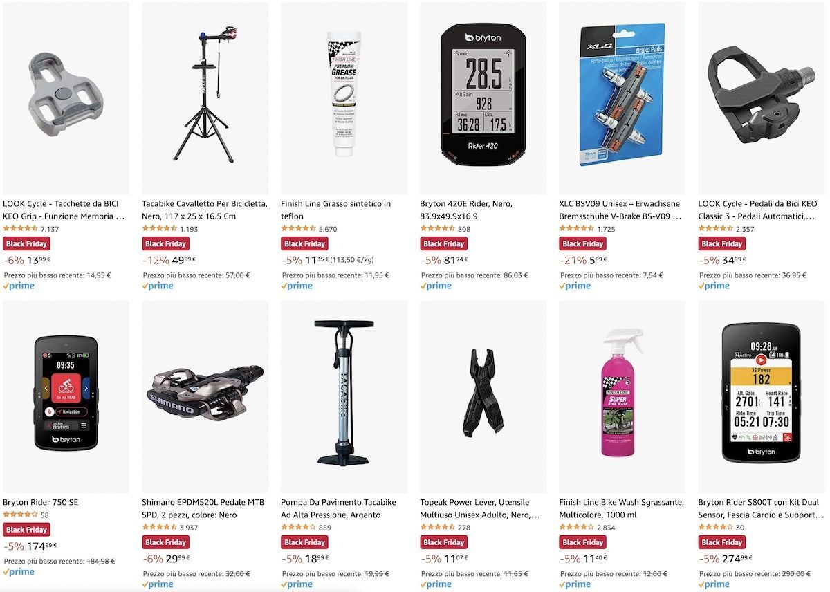 Black Friday Amazon ciclismo