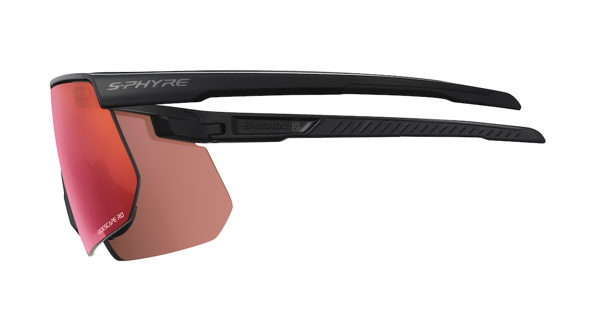 Lunettes Shimano S-PHYRE CE-SPHR2 Blanches - Verre Ridescape Road - Taille Unique
