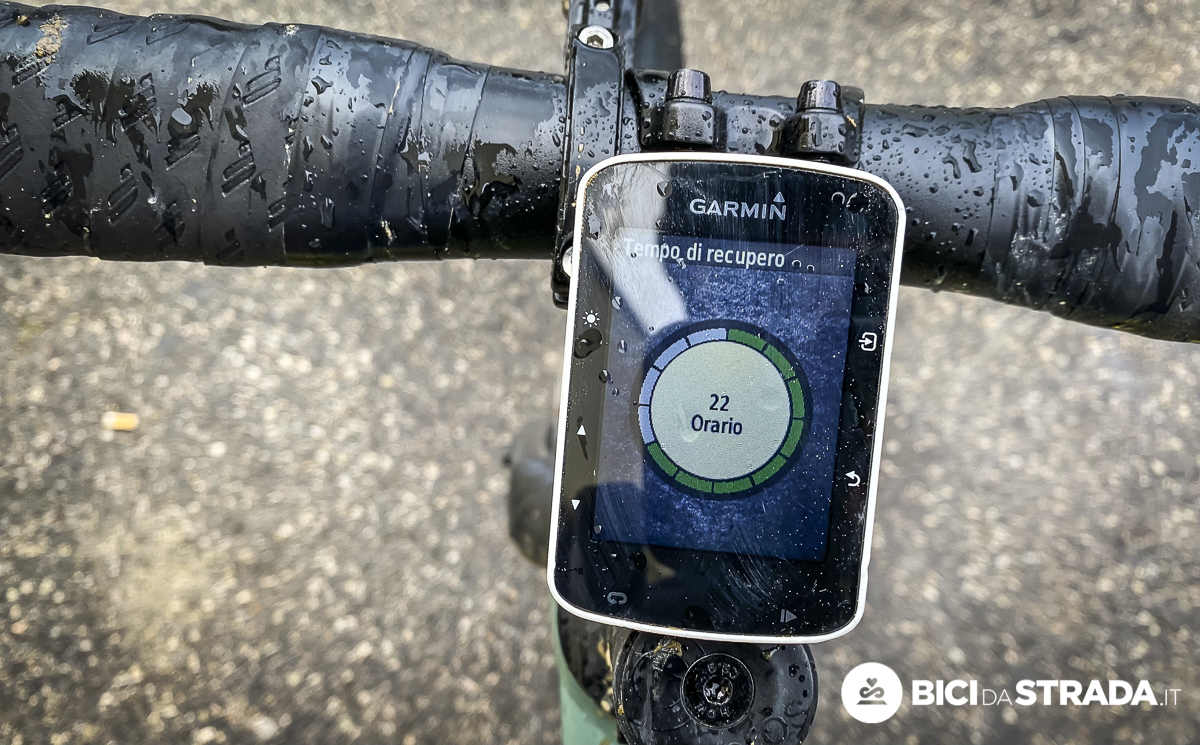 Tempo di recupero del Garmin
