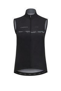 MOB89C 01 W ADVANCED WINDBREAKER GILET BLACK FRONT 200x300 1