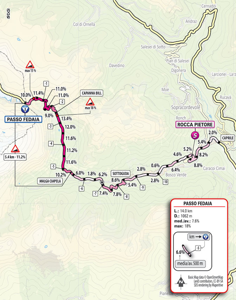 10 salite che decideranno il Giro