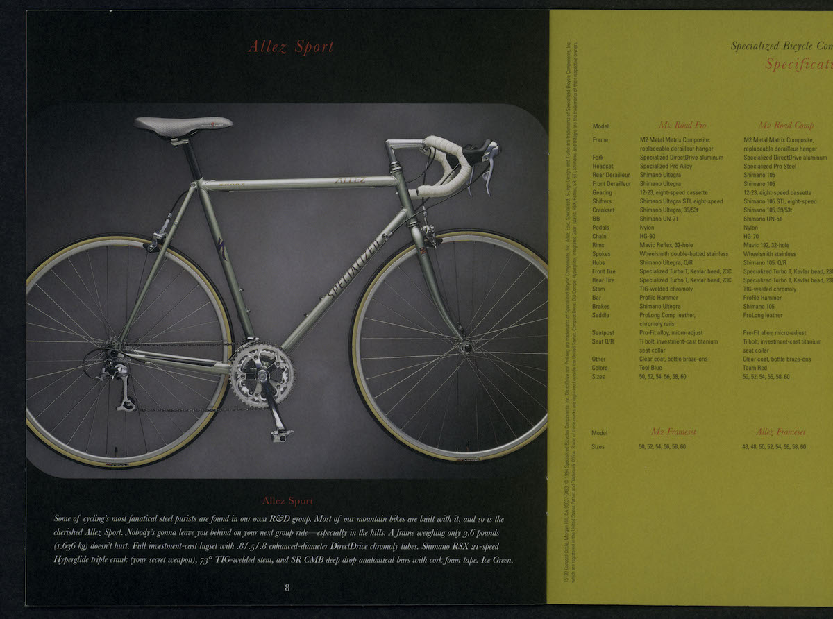 Specialized AllezSprint Bike 1994