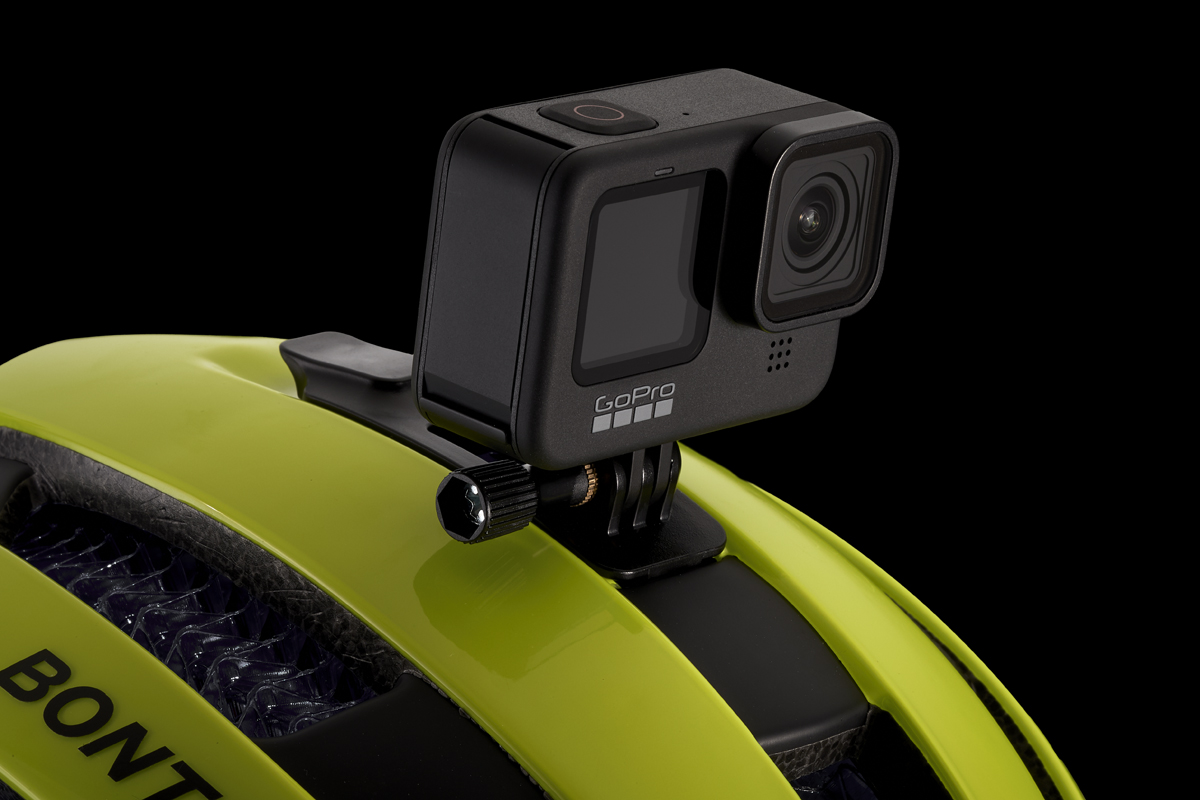 TK21 Circuit Wavecel Helmet GoPro Mount Close Up