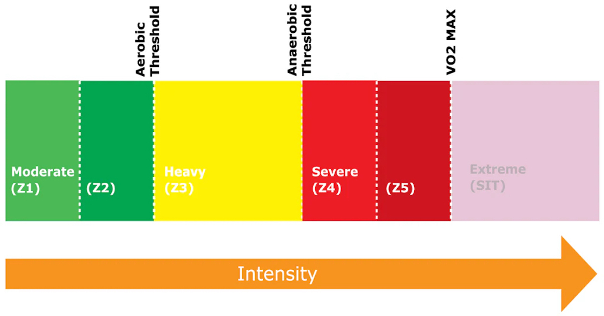 Training intensity domain