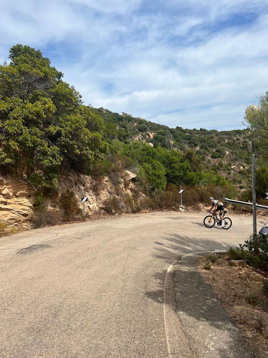 Van Aert in Sardegna