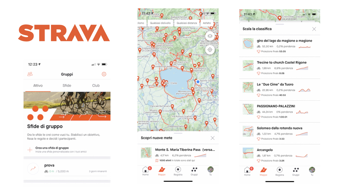 Nuove funzioni Strava: sfide di gruppo e update delle mappe