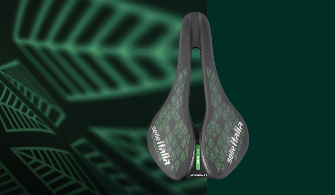 Selle Italia Model X Leaf: ecologica e riciclabile, con una grafica "green"