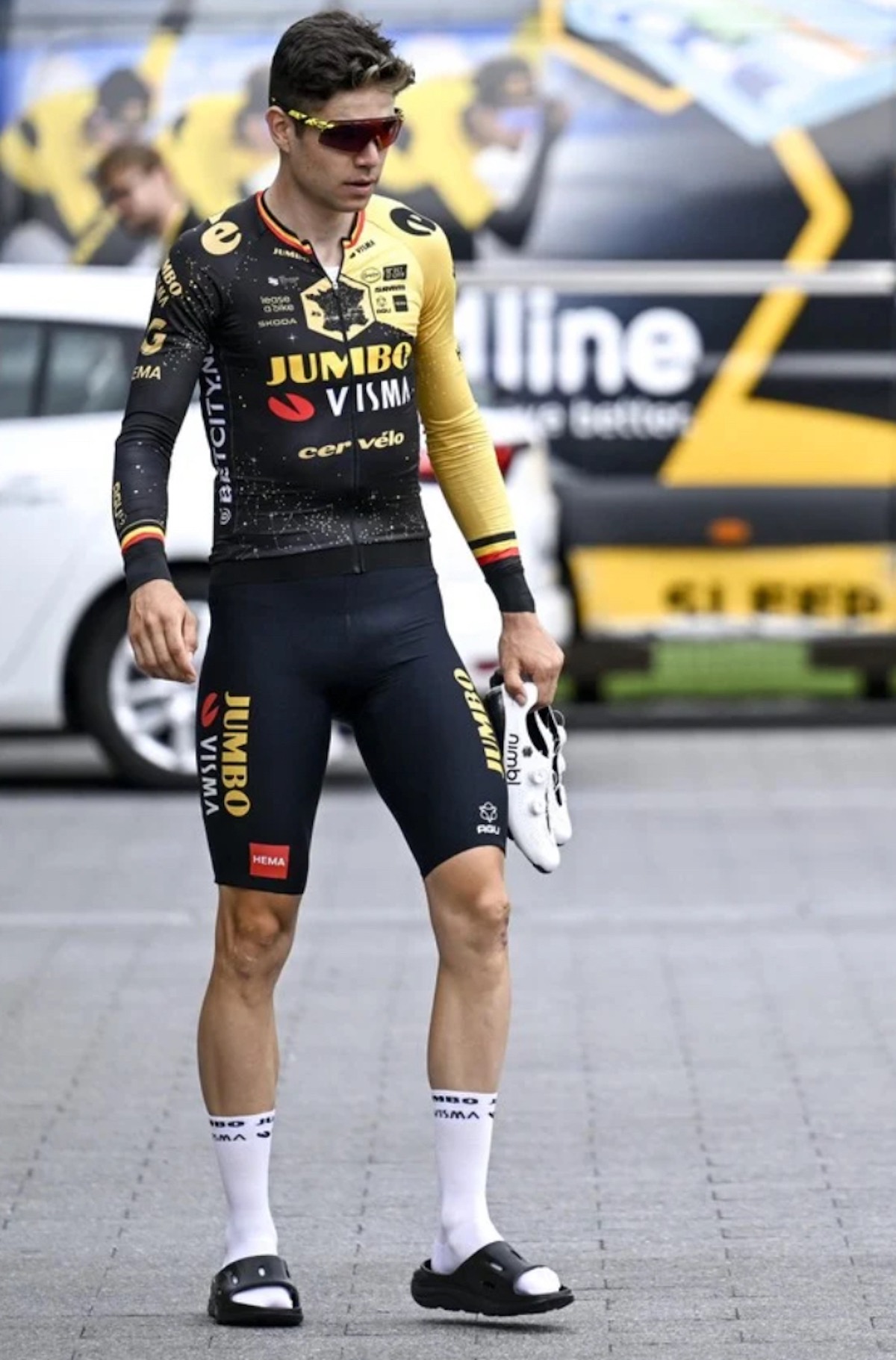 valigia di Van Aert per il Tour