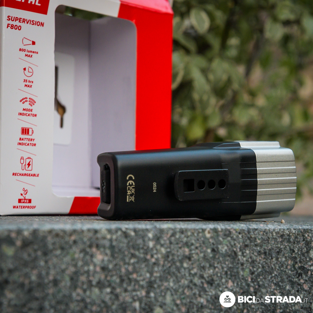 ZEFAL Supervision F800 - Éclairage Vélo Avant LED 800 Lumens Rechargeable USB-C, 5 Modes, IPX6, Ultra Puissant Route & VTT