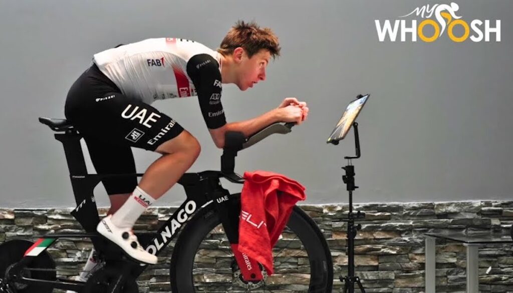 pedalare con Pogačar