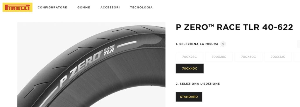 Pirelli P Zero Race TLR 40 mm