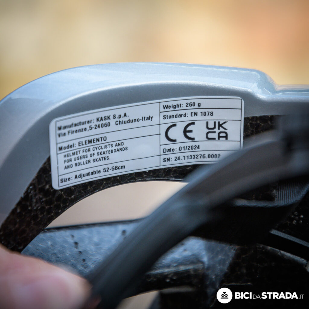 Test kask elemento 22