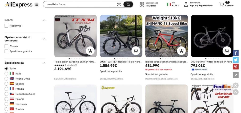 AliExpress bike