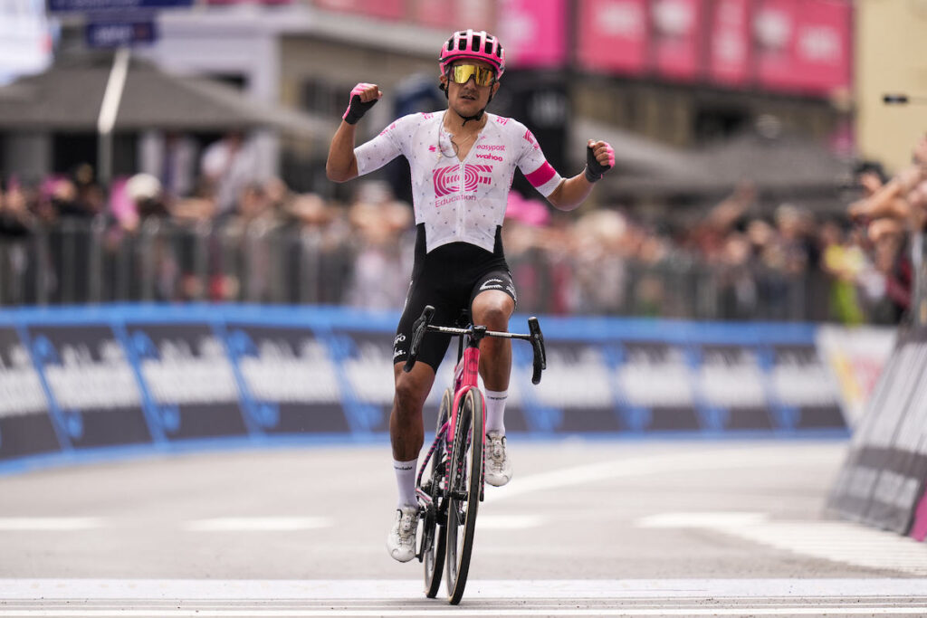 i dati della vittoria di Carapaz