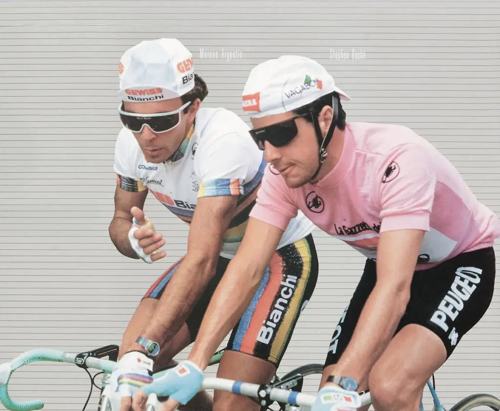 Moreno Argentin left wearing the Rudy Project Super Performance glasses 1024x842 1