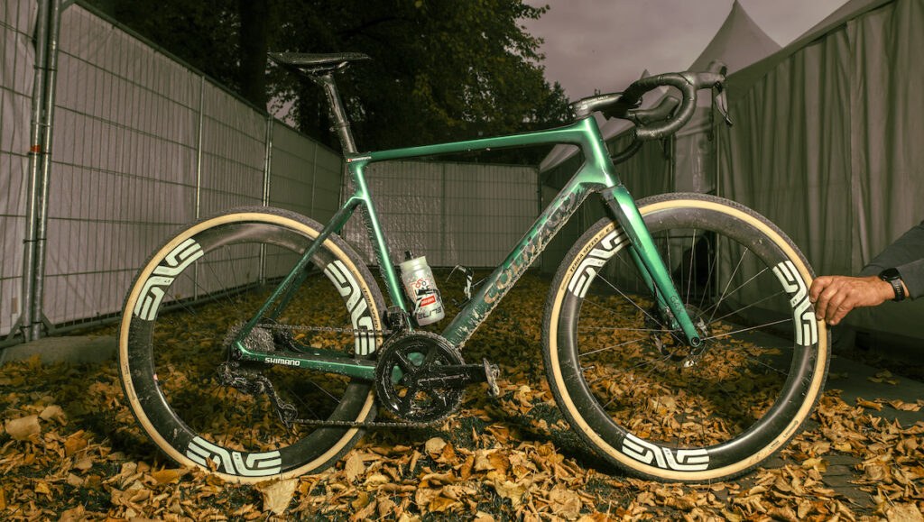 dettagli della Colnago G4-X di Vermeersch