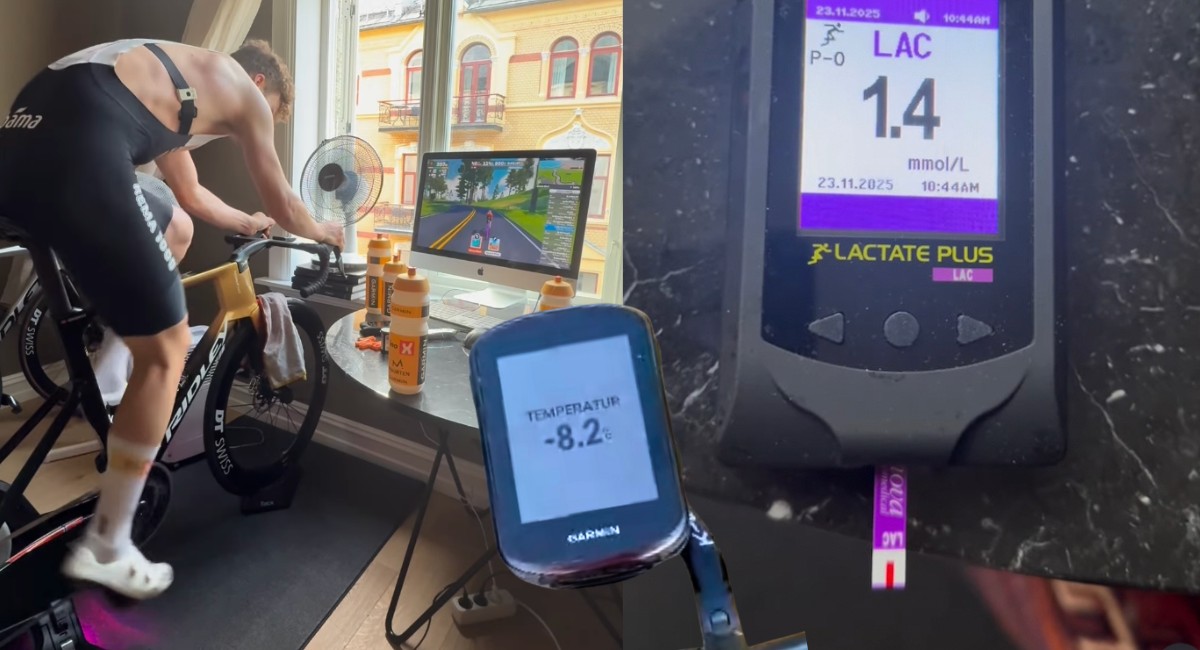 I watt di Abrahamsen: + 40 in una settimana tra rulli, palestra e uscite a - 8°C