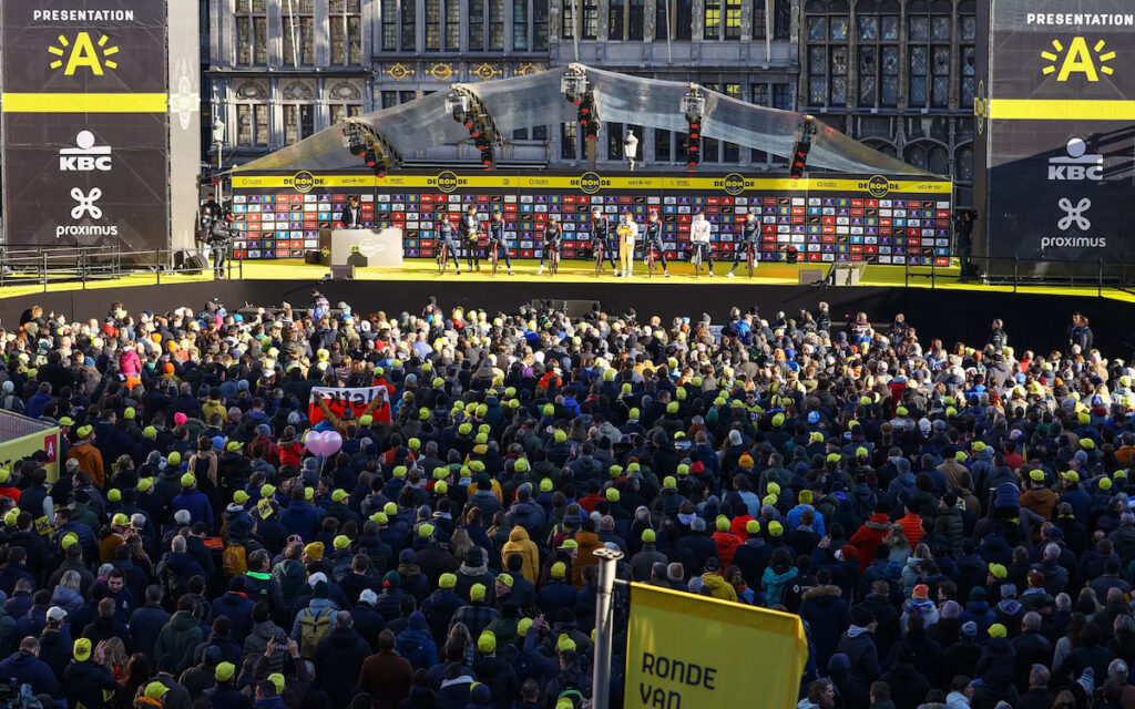 de ronde keert terug naar antwerpen
