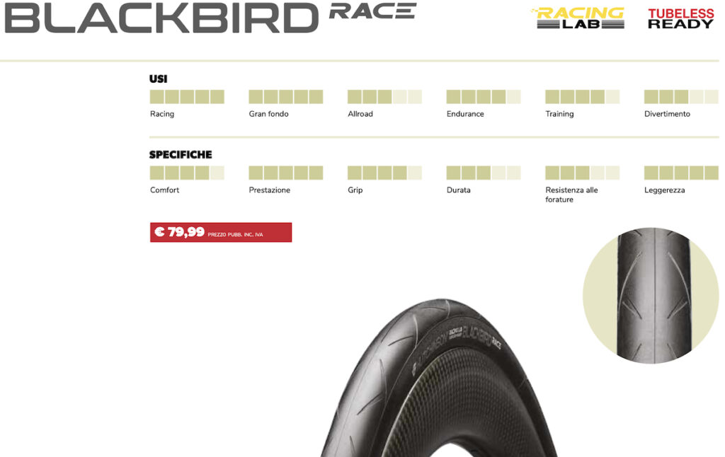 Hutchinson Blackbird Race catalog