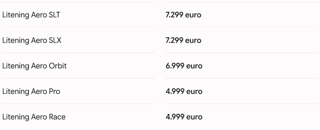 Price Litening Aero e1786544818192