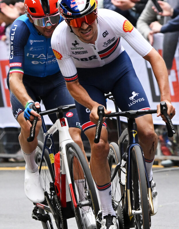 Pidcock ai Mondiali con ruote Partington