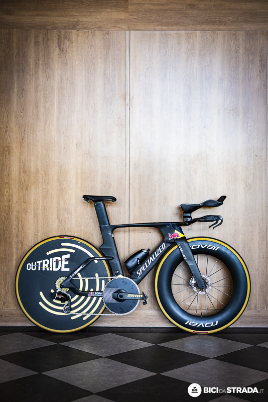 bici di Evenepoel per il mondiale
