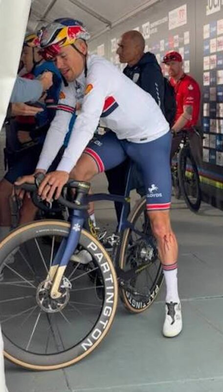 Pidcock ai Mondiali con ruote Partington