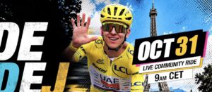 Ride with Tadej: appuntamento il 31 ottobre