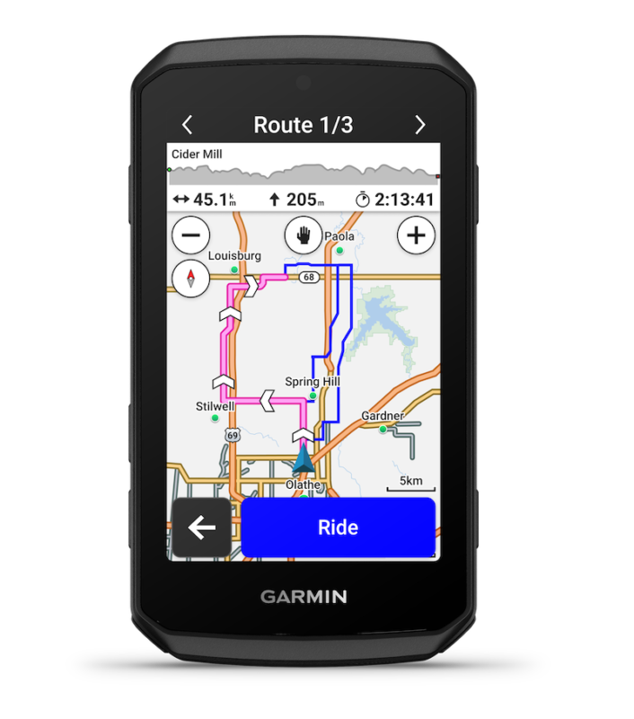 edge1060 HR front 0008 navigation multiple routing preview metric
