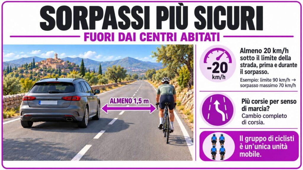 sicurezza dei ciclisti e sulla difficile convivenza tra ciclisti e automobilisti.